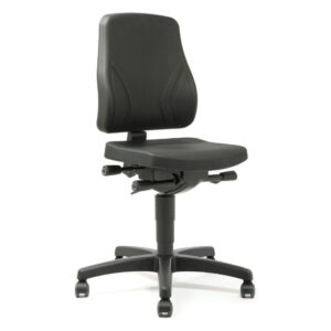 Bimos All In One Trend 2 görgős munkaszék - fekete poliuretán