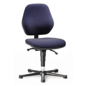 Bimos Basic ESD 1 fix talpas munkaszék - állandó érintkezésű - Kék szövet