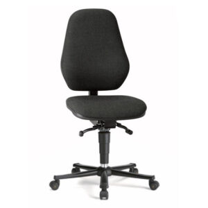 Bimos Basic ESD 2 görgős munkaszék - Szinkron mechanika - Fekete szövet