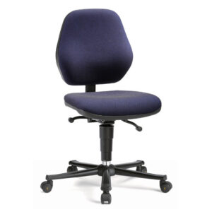 Bimos Basic ESD 2 görgős munkaszék - állandó érintkezésű - Kék szövet