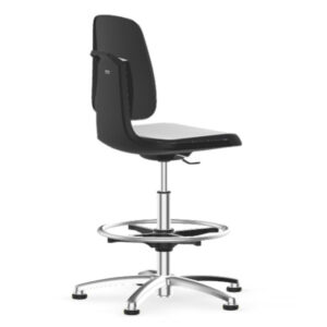 magasított laborszék - poliuretán párnázat