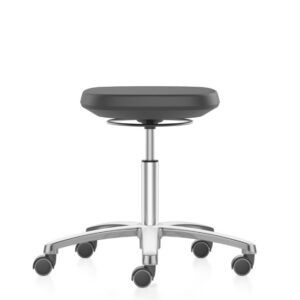 Bimos Labsit görgős laboratóriumi zsámoly - alumínium lábcsillag