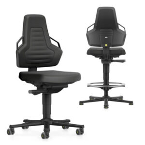 magasított munkaszék - műbőr párnázat
