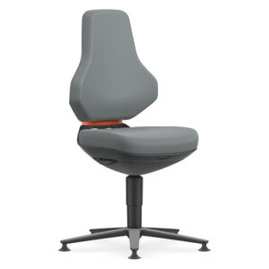 Bimos Texon 1 fix talpas munkaszék - szürke skintec párnázat