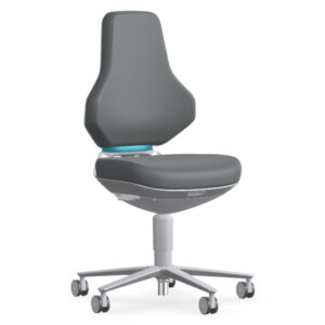 Bimos Texon Cleanroom 2 tisztatéri görgős munkaszék - szürke skintec párnázat