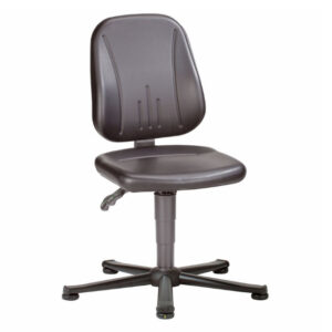 Bimos Unitec 1 ESD fix talpas munkaszék - fekete műbőr