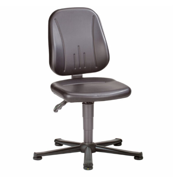 Bimos Unitec 1 ESD fix talpas munkaszék - fekete műbőr