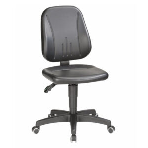 Bimos Unitec 2 görgős munkaszék - fekete műbőr