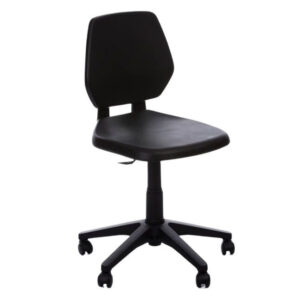 Biofit görgős laborszék - Fekete