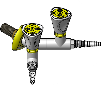 2 ágú fali labor gázcsap