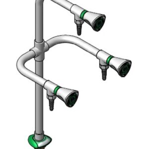 3 utas oszlopos labor vízcsap