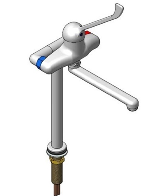 Egykaros keverőcsap- oszlopos