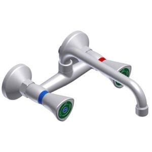 Fali felső kifolyású laborcsap