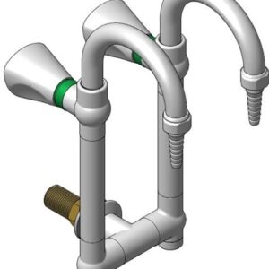 Falra szerelhető dupla-lehajtható csap