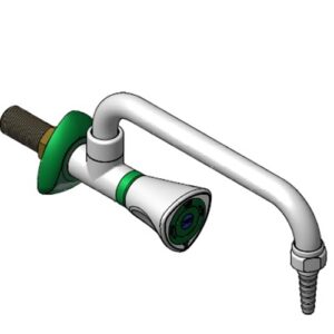 Falra szerelhető vízcsap 200 mm-es U-elfordítható kifolyóval