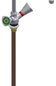 Hideg- melegvizes tekerőgombos labor keverőcsap