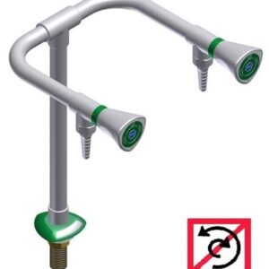 Kétutas álló csaptelep- vandálbiztos