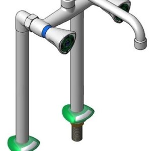 Keverőcsap U-kifolyóval dupla oszlopon