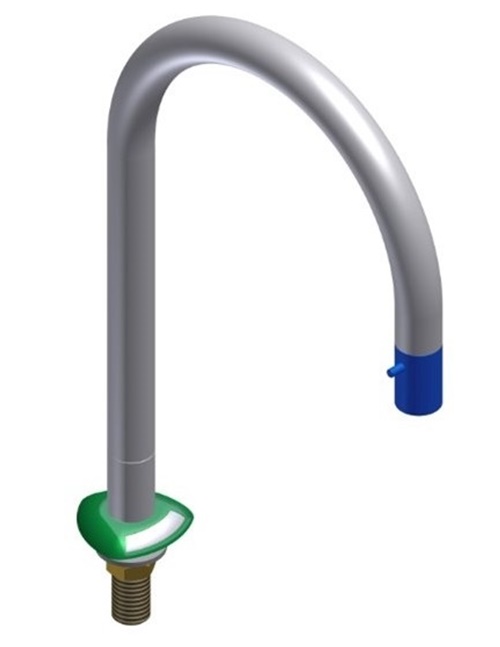 Labor vízcsap kifolyó működtetéssel