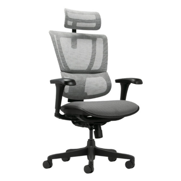 MIRUS II Bugdet irodaszék - szürke/fekete