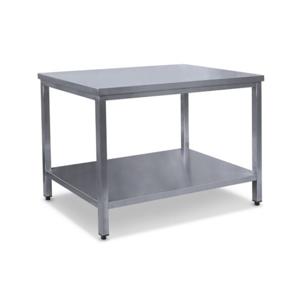 Munkaasztal alsó polccal méret: 100 x 60 x 85 cm hegesztett