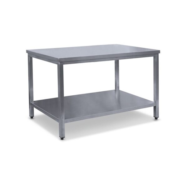 Munkaasztal alsó polccal méret: 120 x 60 x 85 cm hegesztett