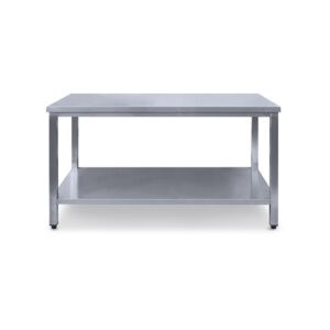 Munkaasztal alsó polccal méret: 220 x 60 x 85 cm hegesztett