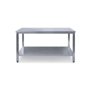 Munkaasztal alsó polccal méret: 220 x 70 x 85 cm hegesztett