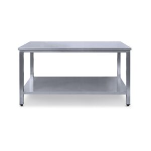 Munkaasztal alsó polccal méret: 260 x 70 x 85 cm hegesztett