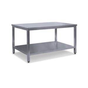 Munkaasztal alsó polccal méret: 280 x 70 x 85 cm hegesztett