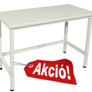 Munkaasztal, ipari asztal, laborasztal ``H`` alakú vázzal, szintezőlábakkal