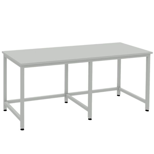 Munkaasztal, ipari asztal, laborasztal alsó összekötővel extra teherbírás 75x200cm