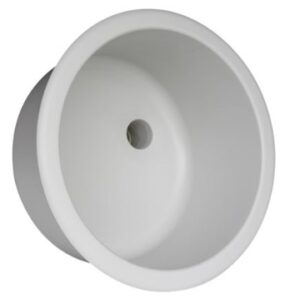 Sav-és lúgálló labor polipropilén kerek mosogatómedence 350x350x200 mm