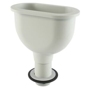 Sav-és lúgálló polipropilén kiöntő 150x75 mm