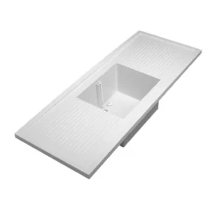 PP mosogatós munkalap beépített mosogatóval 1500 x 600 mm